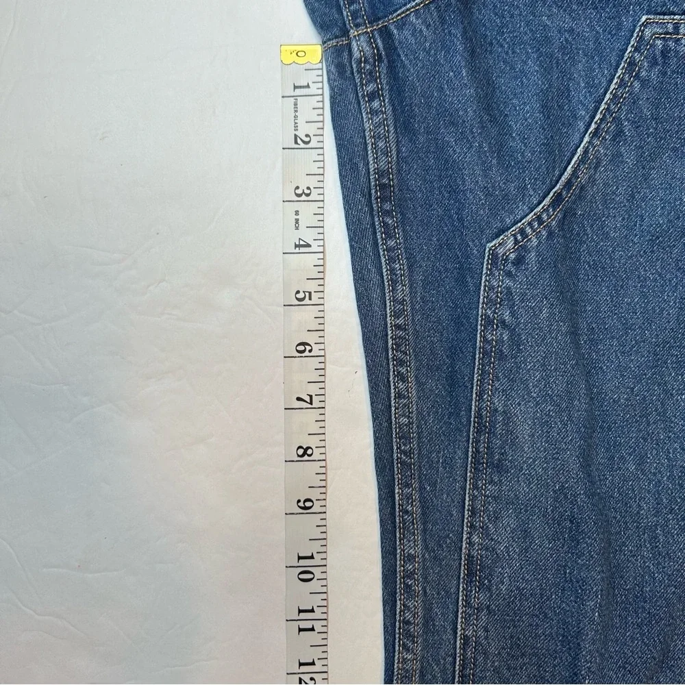 Old Navy Blue Denim Jeans High-Rise Relaxed Girl’s Size 14